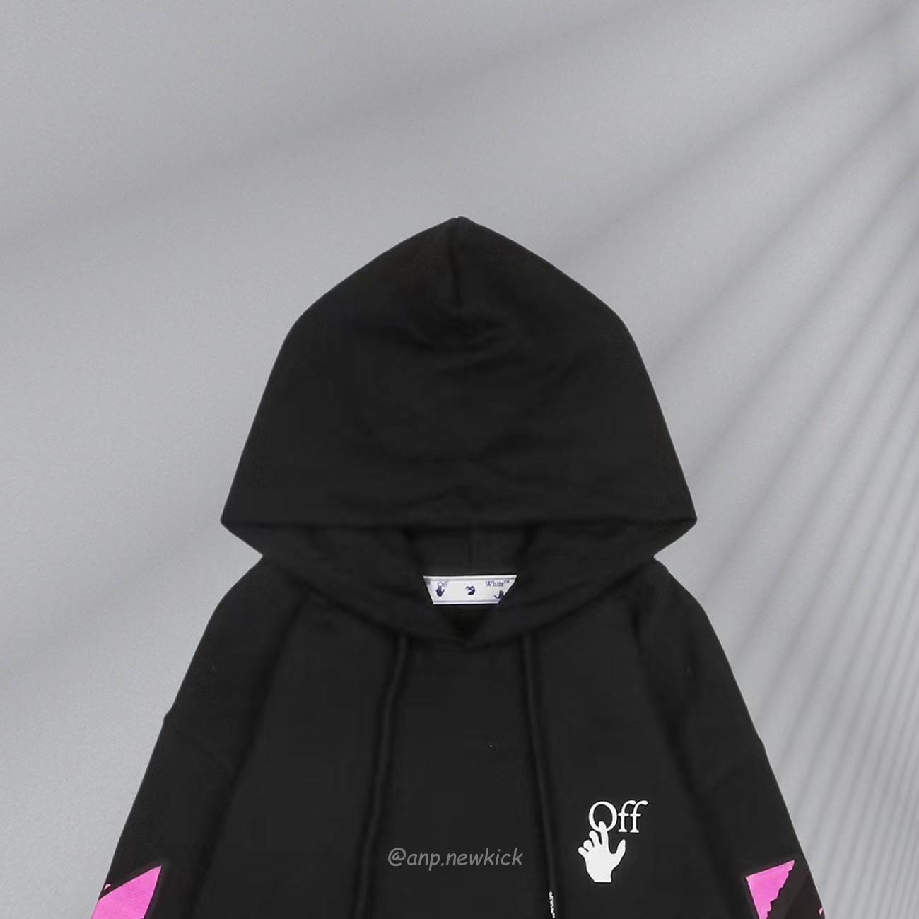 Off White Marker Hoodie Black Fuchsia Red Beige (31) - www.newkick.vip